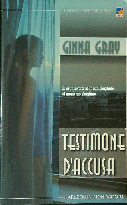 Testimone d'accusa - Ginna Gray - copertina