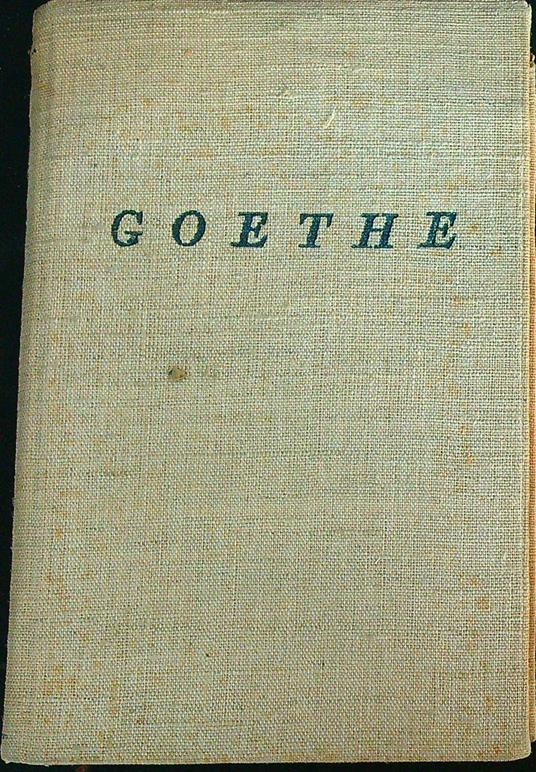 goethe - Hermann grimm - copertina