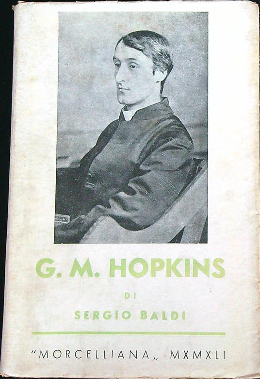 Gerard Manley Hopkins - Sergio baldi - copertina