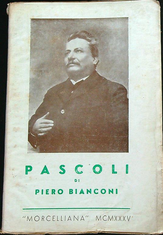 Pascoli - Piero Bianconi - copertina