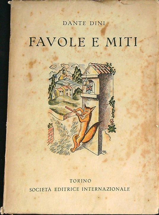 Favole E Miti   - Dante Dini - copertina