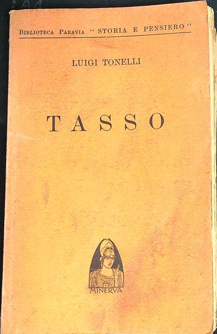 tasso - Luigi tonelli - copertina