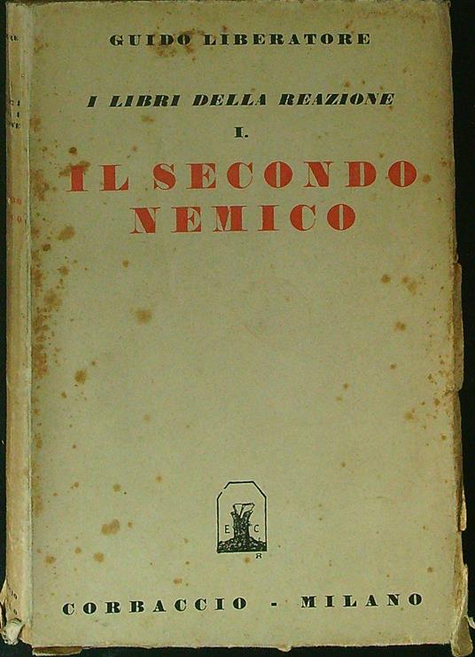 Il secondo nemico - Guido Liberatore - copertina