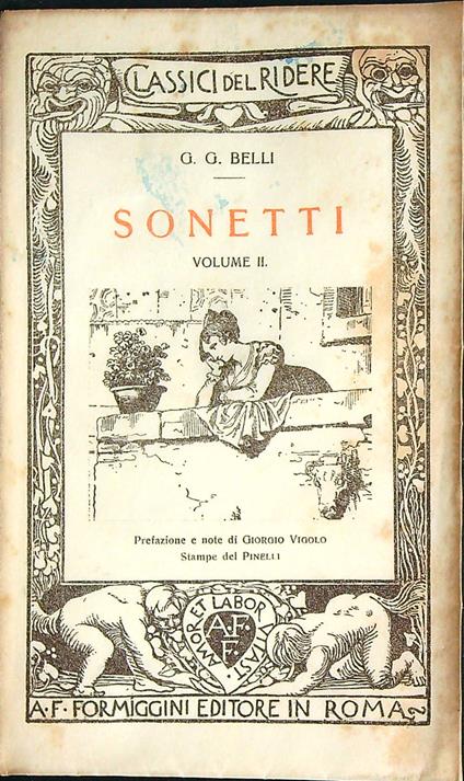 Sonetti - G.G. Belli - copertina