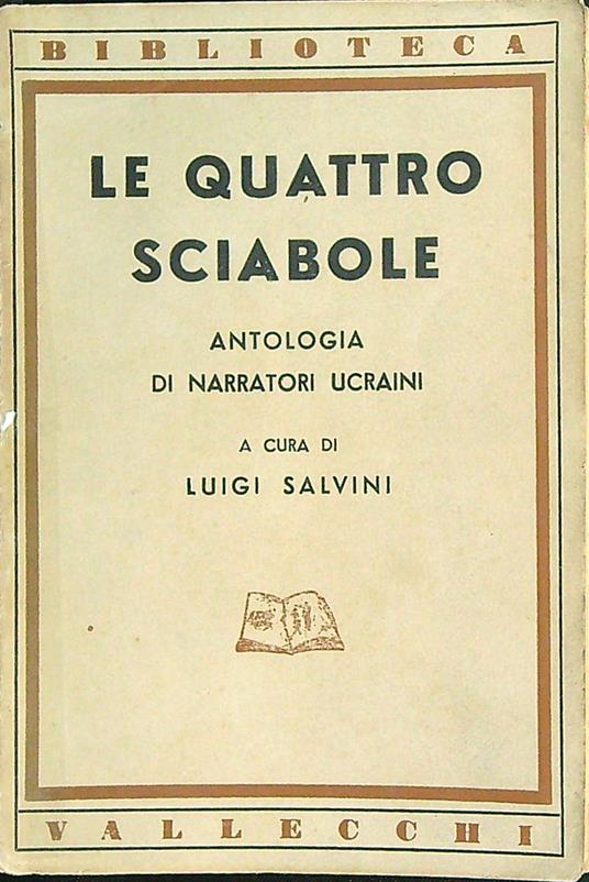 Le quattro sciabole - Luigi Salvini - copertina