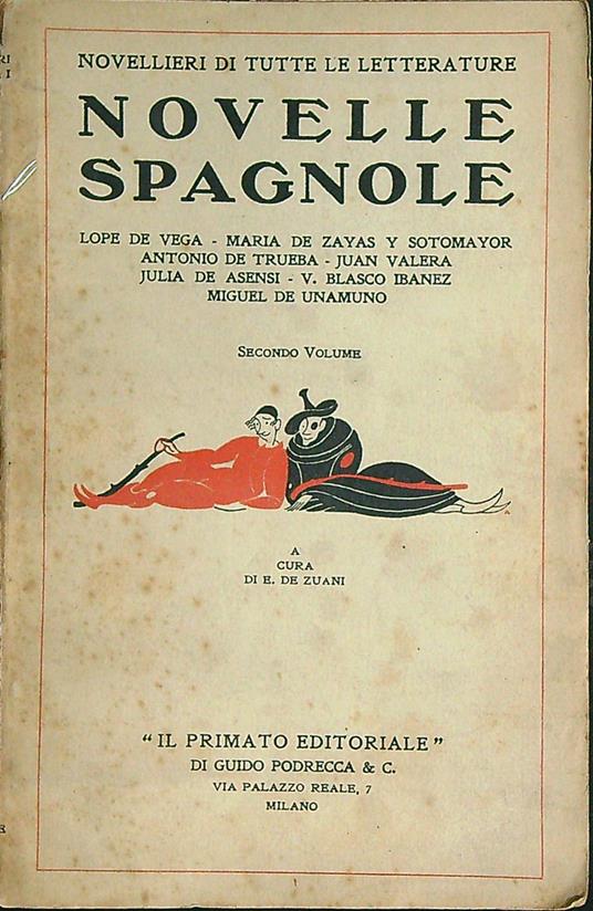 Novelle Spagnole. Volume II - copertina