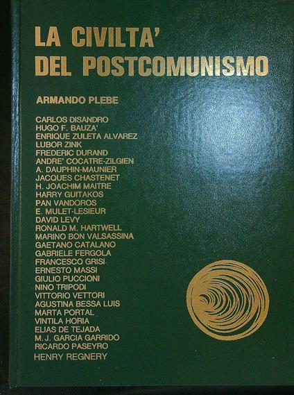 La civiltà del postcomunismo - Armando Plebe - copertina