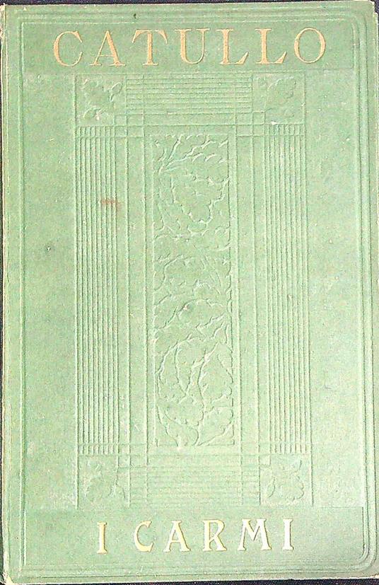 i carmi - catullo - copertina
