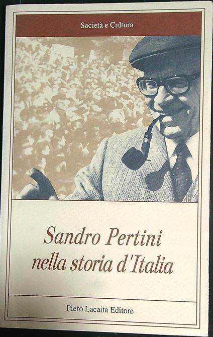 Sandro Pertini nella storia d'Italia - copertina