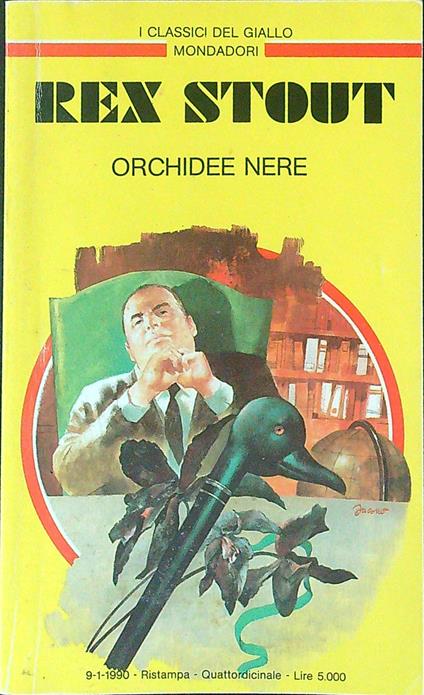 Orchidee nere - Rex Stout - copertina