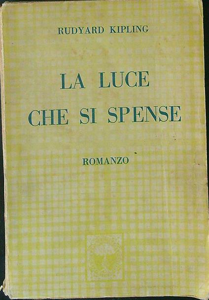 La luce che si spense - Rudyard Kipling - copertina