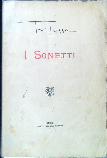 I Sonetti - Trilussa  - copertina