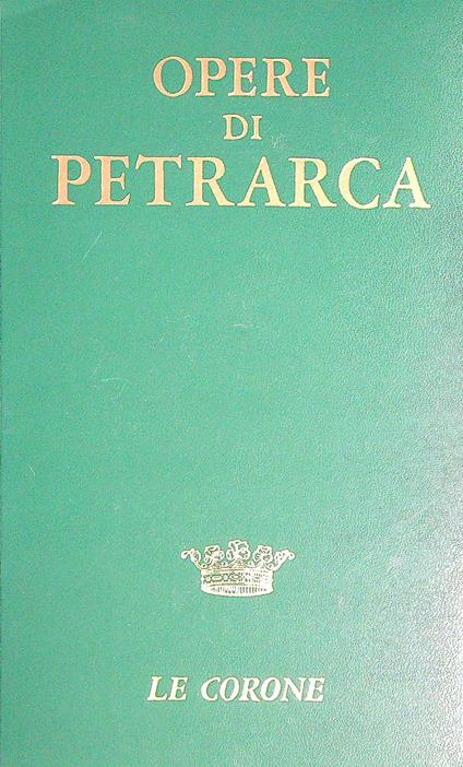 Opere - Francesco Petrarca - copertina