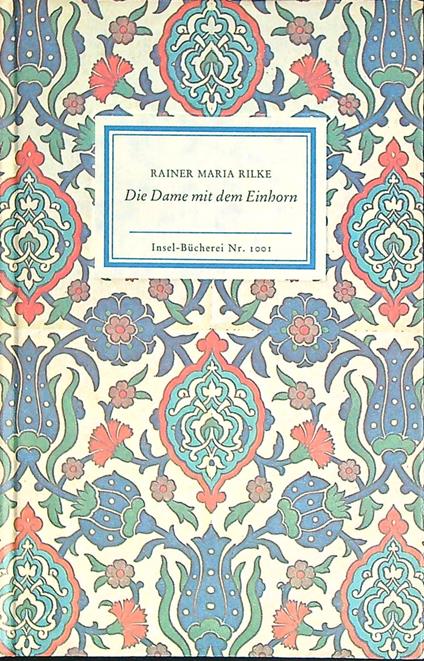 Die dame mit dem Einhorn - Rainer Rilke - copertina