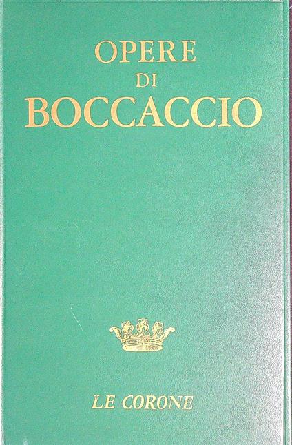 Opere - Boccaccio - copertina