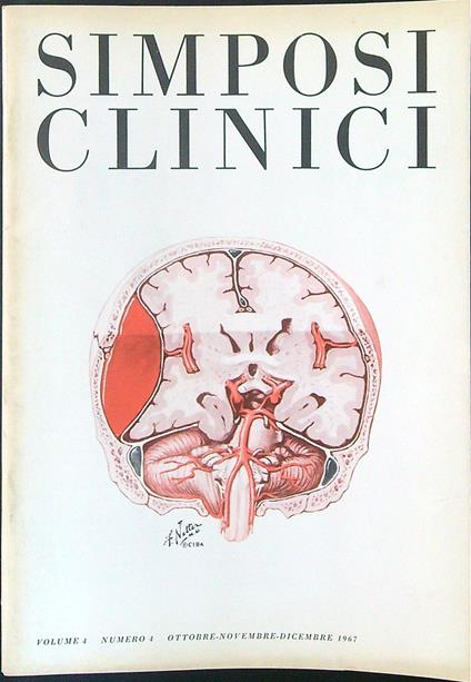 Simposi clinici Vol 4 numero 4 / Ottobre - Novembre - Dicembre 1967 - copertina