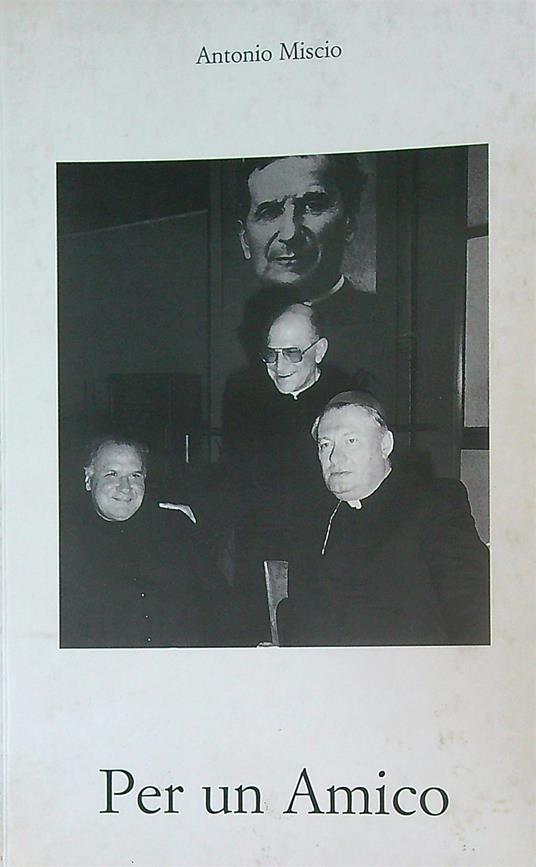 Per un amico - Antonio Miscio - copertina