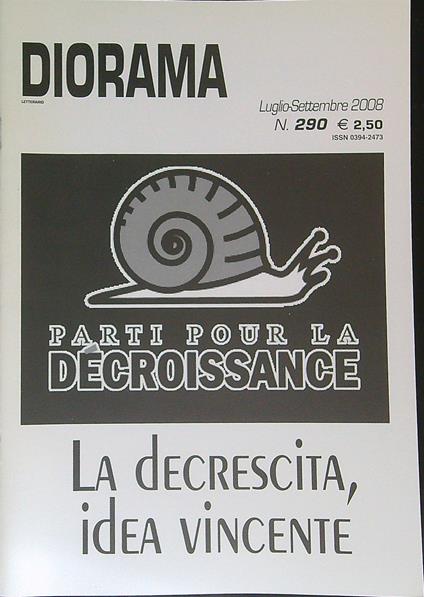 Diorama Luglio-Settembre 2008 n 290 - copertina