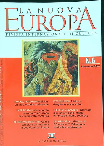 La nuova Europa 6/2002 - copertina