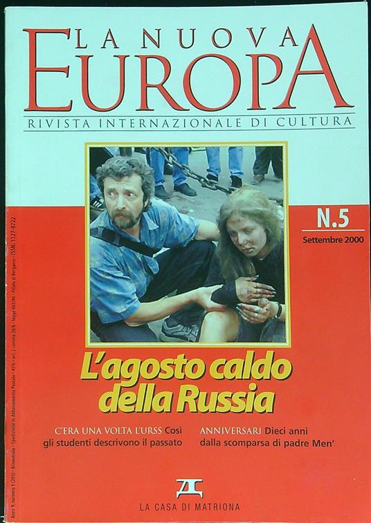 La nuova Europa 5/2000 - copertina