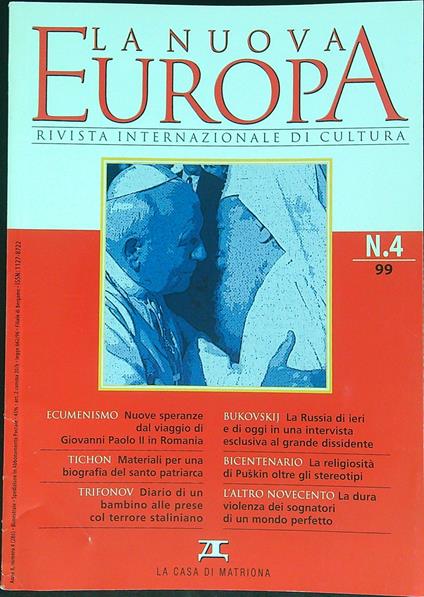 La nuova Europa 4/99 - copertina