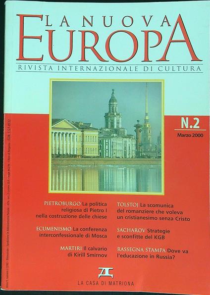 La nuova Europa 2/2000 - copertina