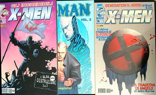 X-Men revolution's end pack 3vv - copertina
