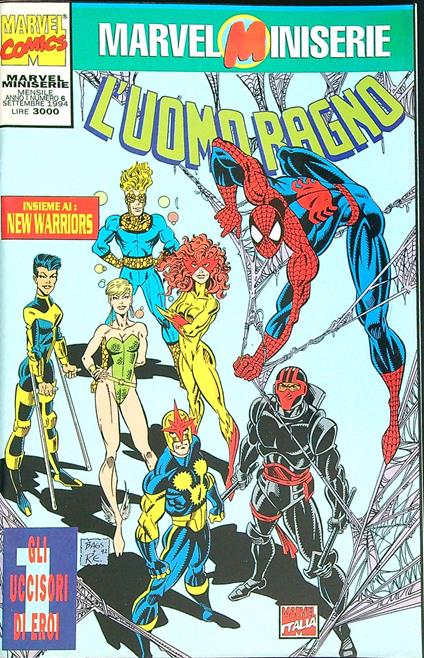 Marvel Miniserie # 6 - L'Uomo Ragno e New Warriors - copertina