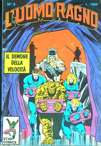 L' Uomo Ragno  # 5 - Il demone della velocità - copertina