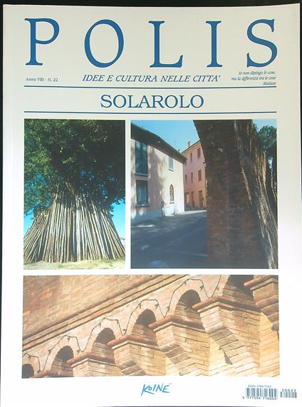 Polis Anno VIII n 22 Solarolo - copertina