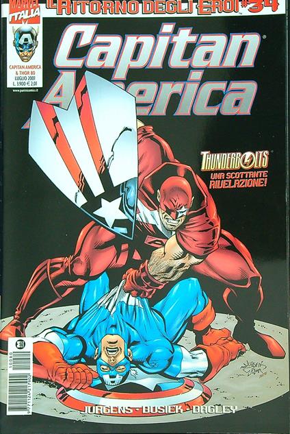 Capitan America & Thor 80/2001 - copertina