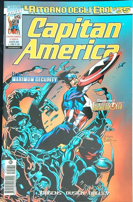Capitan America & Thor 81 / 2001 - copertina