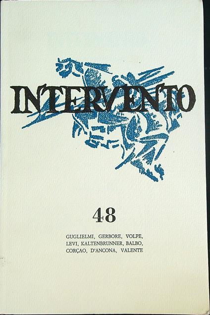 Intervento 48 / 1981 - copertina