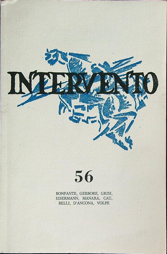 Intervento 56/ 1982 - copertina
