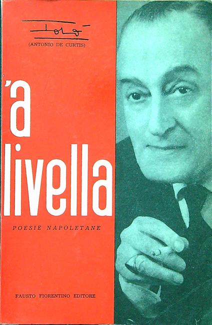 'A livella - Antonio De Curtis - copertina