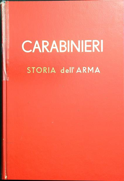 Carabinieri storia dell'arma - copertina