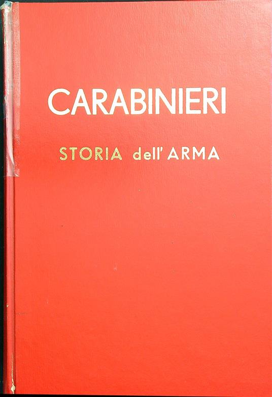 Carabinieri storia dell'arma - copertina
