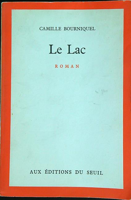 Le lac - Camille Bourniquel - copertina