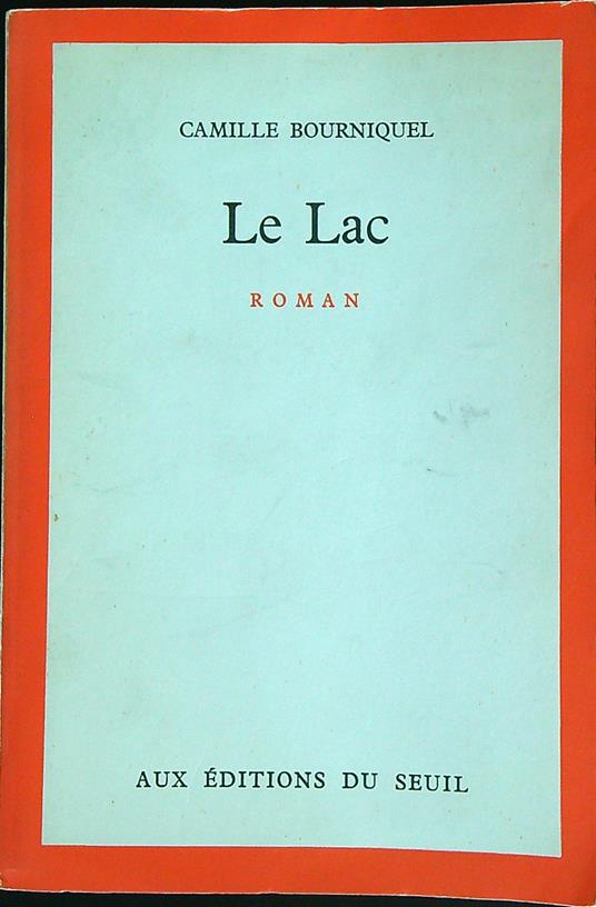 Le lac - Camille Bourniquel - copertina