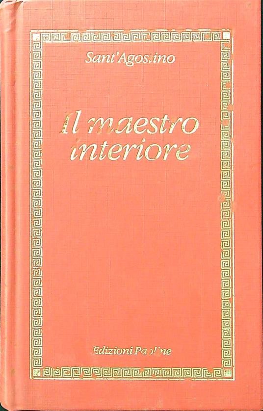 Il maestro interiore - Sant'Agostino - copertina