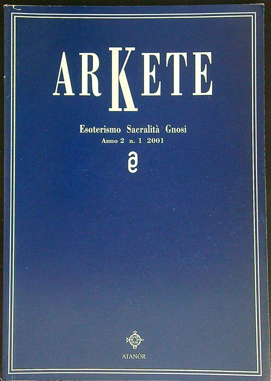 Arkete Anno 2 n 1 / 2001 - copertina