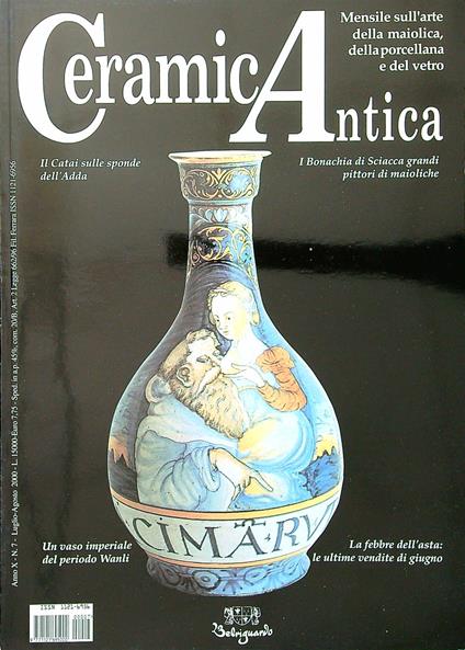 CeramicAntica - Anno X - N. 7 - Luglio Agosto 2000 - copertina