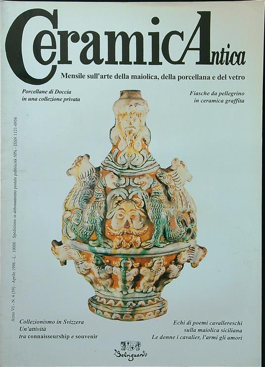 CeramicAntica - Anno VI - N. 4 (59) - Aprile 1996 - copertina