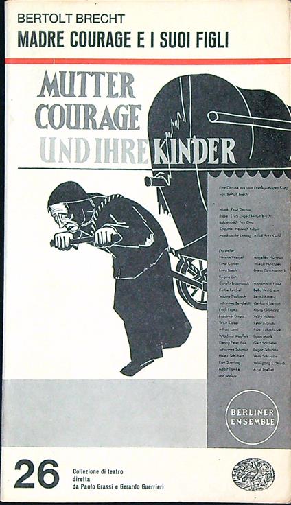 Madre Courage e i suoi figli - Bertolt Brecht - copertina