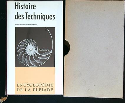 Histoire des Techniques - copertina