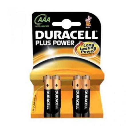 4 Batterie Duracell Plus Ministilo Aaa Mn2400 - 11