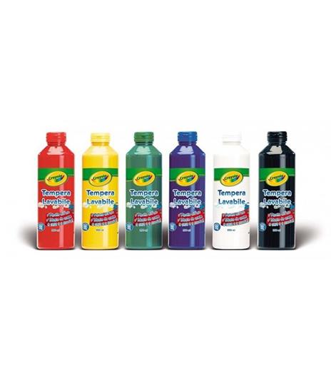 Tempere Lavabili 6 x 250mL