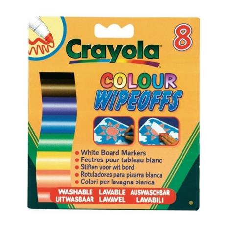 8 Pennarelli per Lavagna Bianca - Crayola - Pittura - Giocattoli