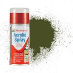 Colore Acrilico Spray Verde Oliva Opaco 150 Ml. Acrylic Hobby Sprays N 155