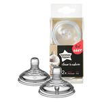 Tommee Tippee: Teat For Thick Food, 6+, 2/1
